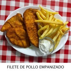 FILETE DE POLLO EMPANIZADO